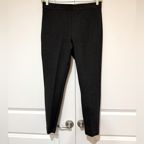 J Crew Pixie Any Day Pants Charcoal Gray in Stretch Ponte Skinny Capsule sz L - Picture 6 of 8